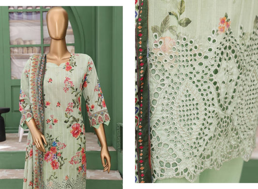 VIVARI – Luxury Lawn Digital Printed Chickenkari 3‑Piece Unstitched Suit [Volume #02‑2025]