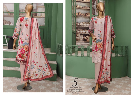 VIVARI – Luxury Lawn Digital Printed Chickenkari 3‑Piece Unstitched Suit [Volume #02‑2025]