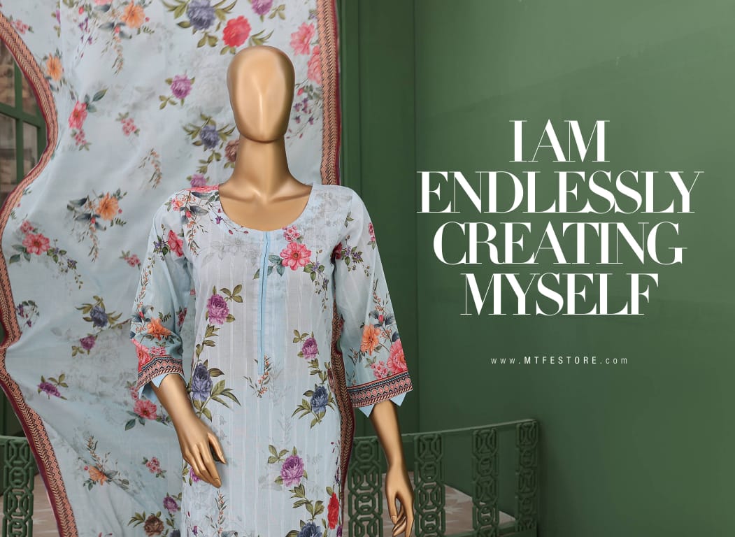 VIVARI – Luxury Lawn Digital Printed Chickenkari 3‑Piece Unstitched Suit [Volume #02‑2025]