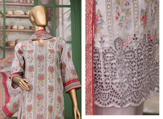 VIVARI – Luxury Lawn Digital Printed Chickenkari 3‑Piece Unstitched Suit [Volume #02‑2025]